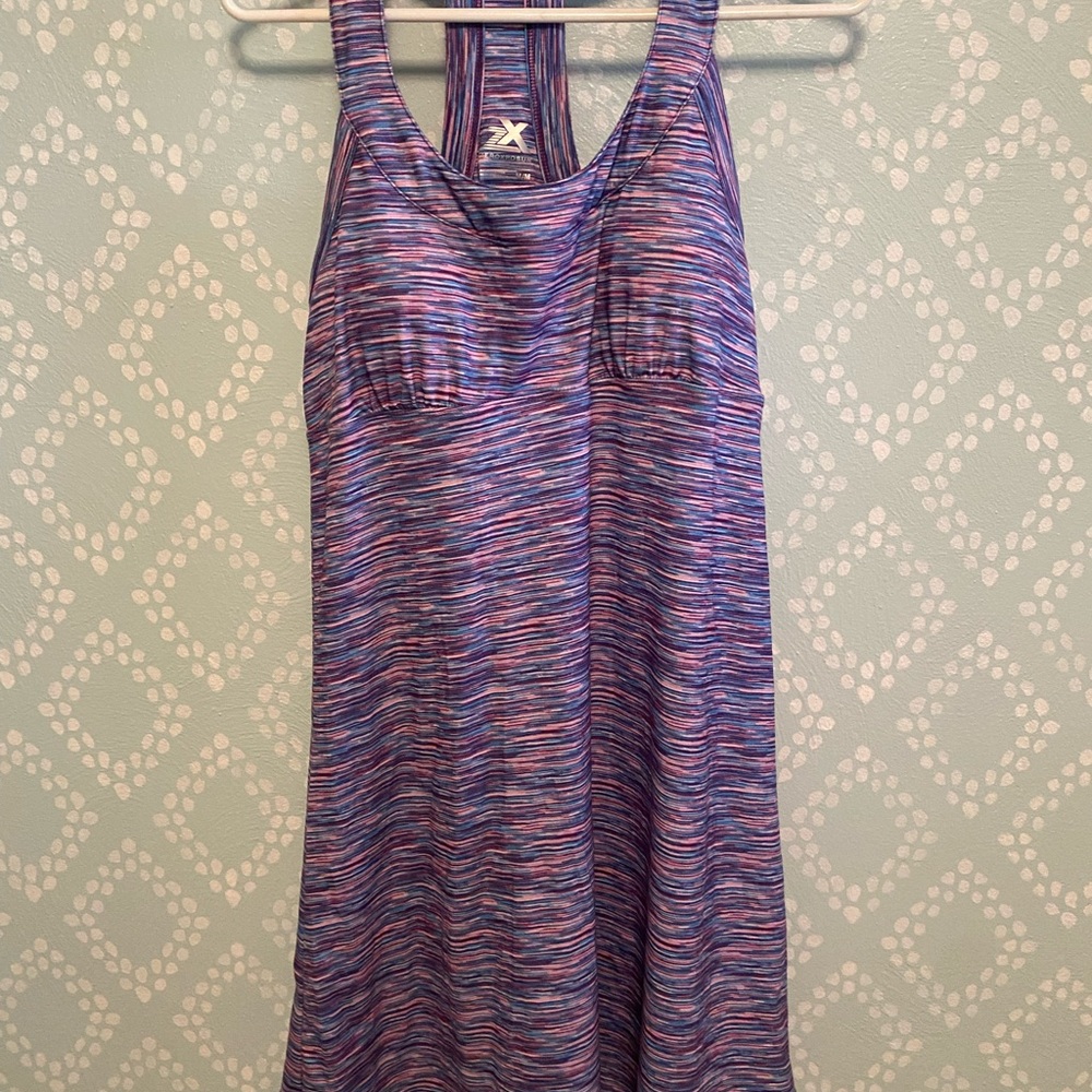 ZEROXPOSUR Racer back space dye dress